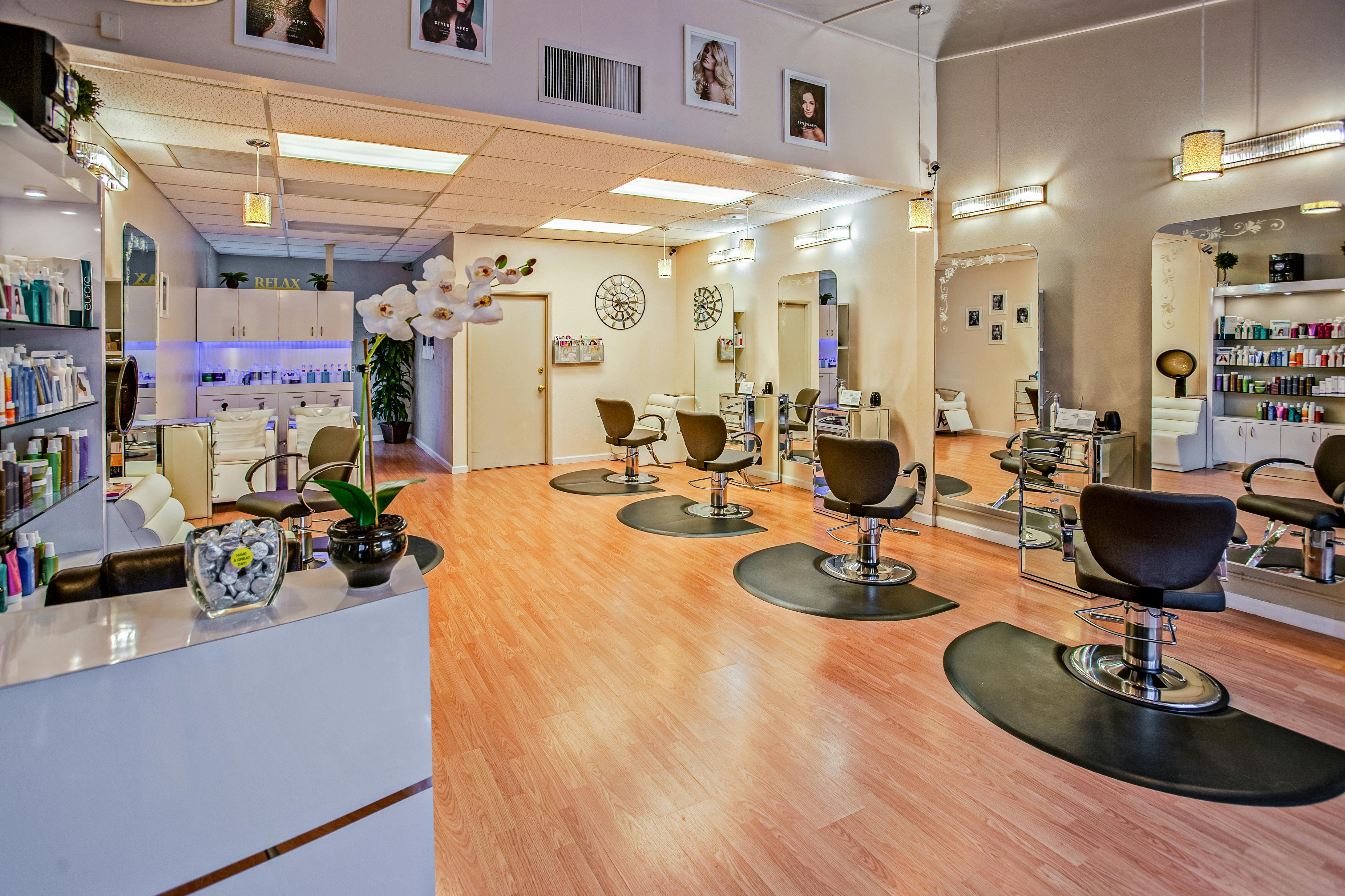 Hair salon website